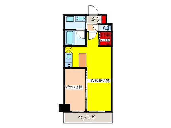 プレジオ本町の物件間取画像